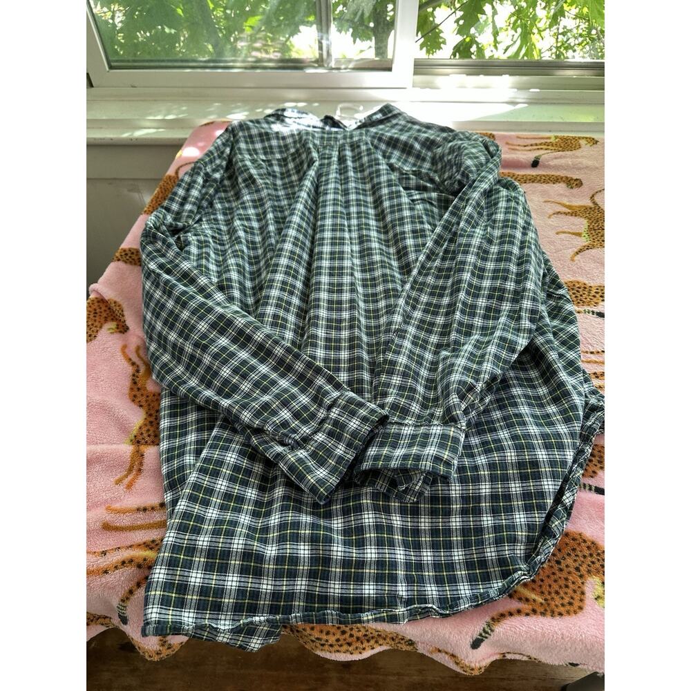 Ralph Lauren Men's 4XLB Cotton Shirt Multicolor Plaid, Button-Up, Long Sleeve